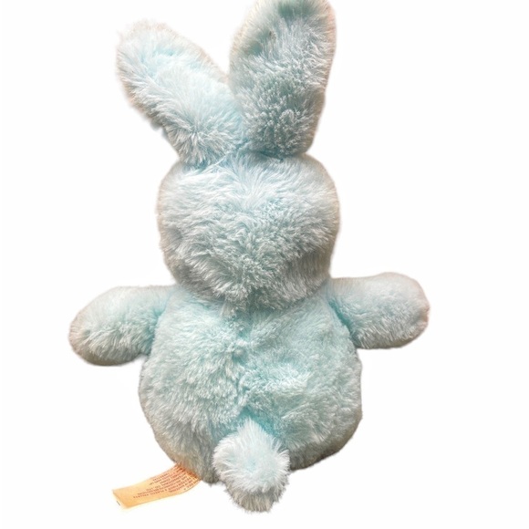 Dan Dee Blue Bunny Rabbit Brown Striped Bow Plush Stuffed Animal 10” Easter - Picture 5 of 8